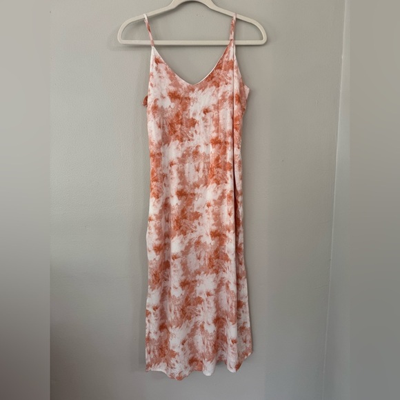 Double Zero Tye Dye Cami Slip Midi Dress - Picture 1 of 7